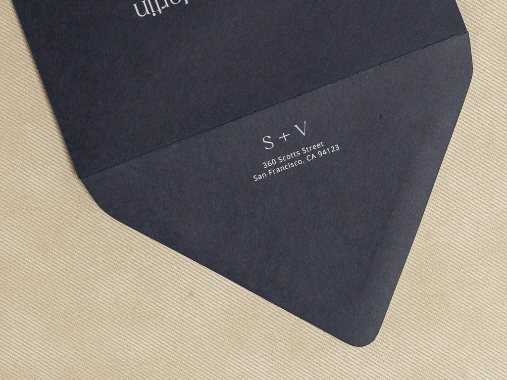 A7 envelope address printing (d5) - White ink or black ink printing wedding guests invitation custom Addressed envelopes Christmas, for 5x7