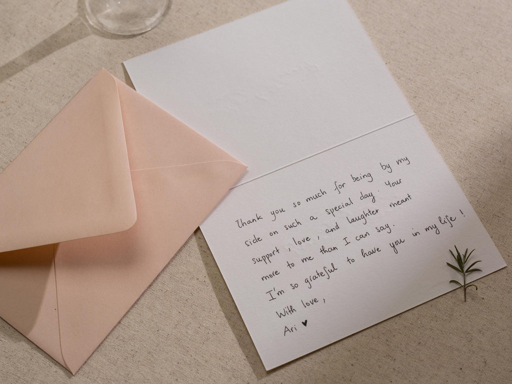 Gold Embossed Folded Card w/ Envelope (Matron) - Will You Be My Matron Of Honor Proposal Bridesmaid Request Card Letter Stationery Wedding