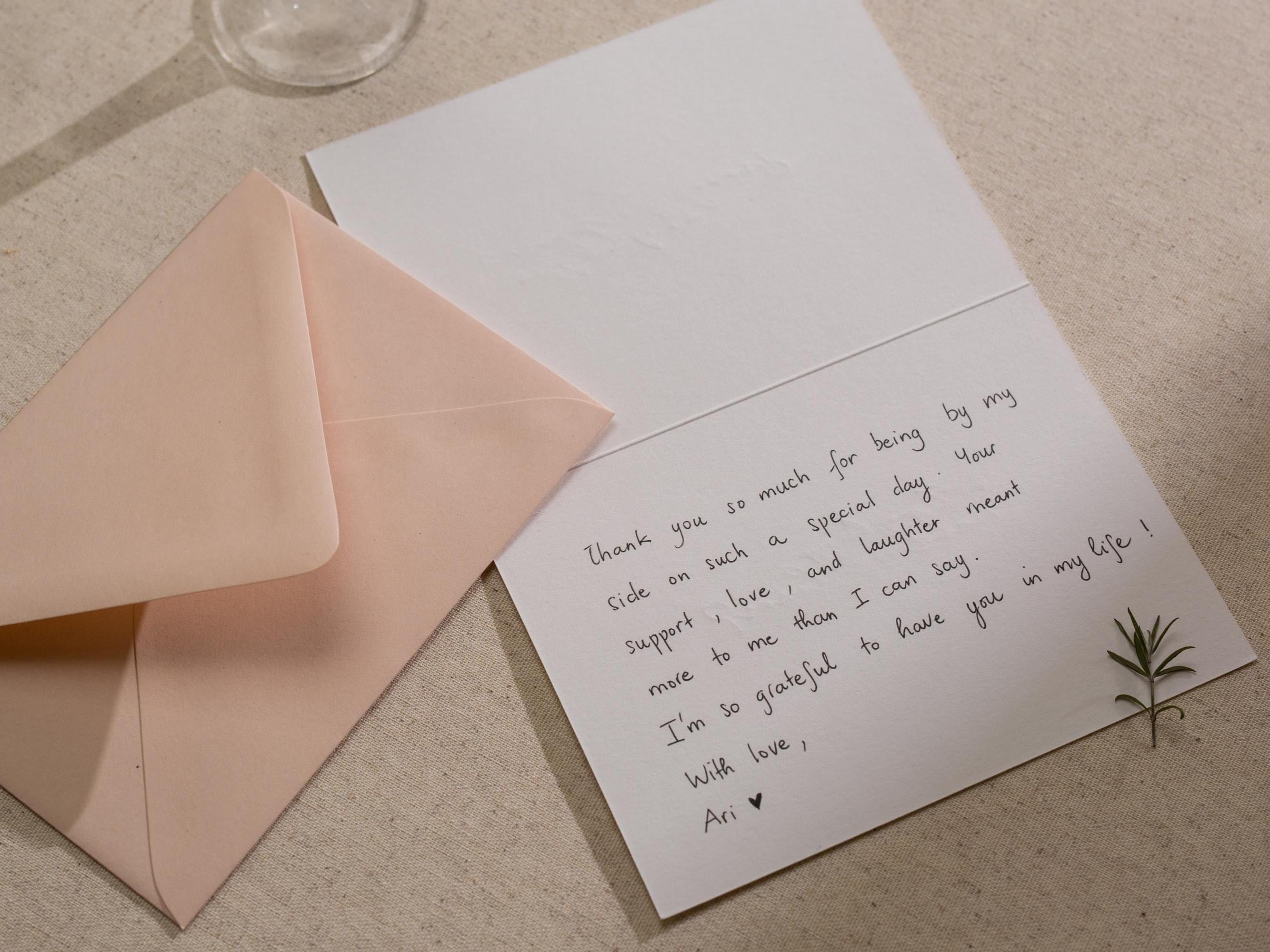 Gold Embossed Folded Card w/ Envelope (Matron) - Will You Be My Matron Of Honor Proposal Bridesmaid Request Card Letter Stationery Wedding