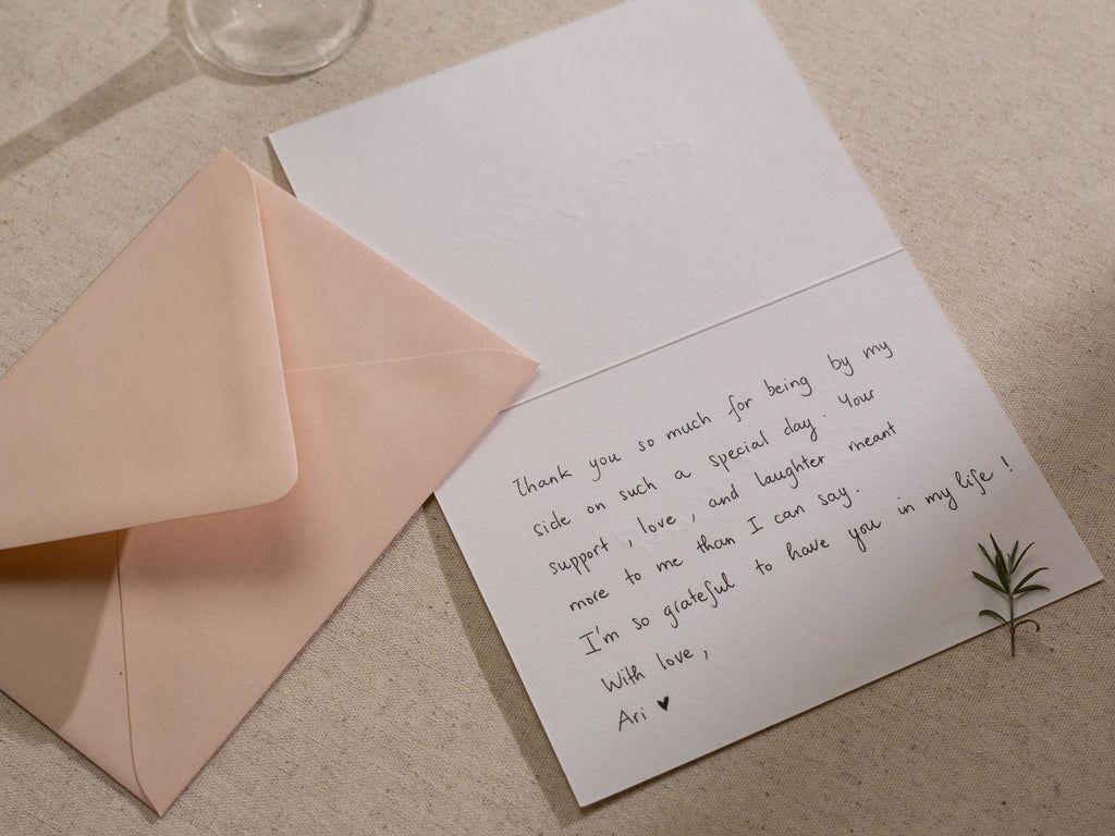 Gold Embossed Folded Card w/ Envelope (Matron) - Will You Be My Matron Of Honor Proposal Bridesmaid Request Card Letter Stationery Wedding