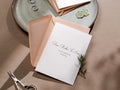 Wedding day folded card (d3) - thank you cards to family bridal party bridesmaid mom dad mil fil moh parents gift