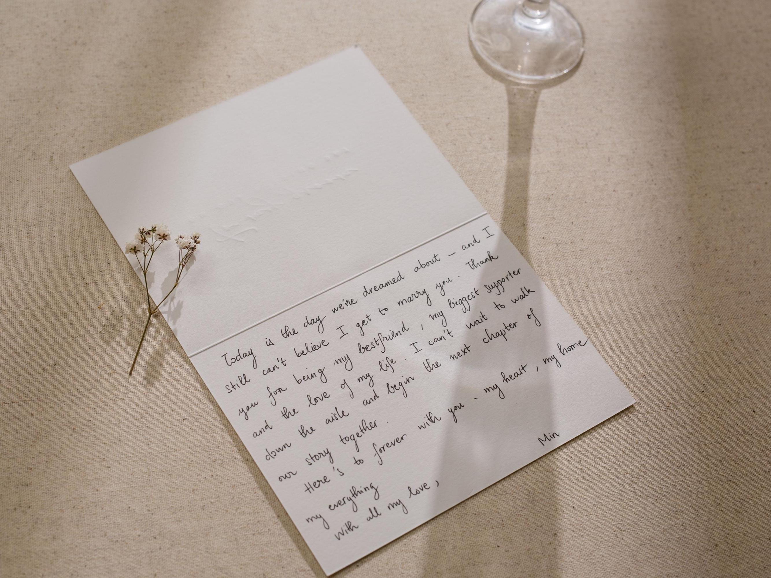 Gold Embossed Folded Card w/ Envelope (TY3) - Gold Foil Stamped Minimalist Thank You Card Blank Wedding Business Client Party Classic Simple