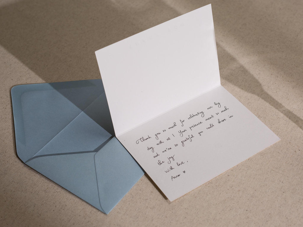 Gold Embossed Folded Card w/ Envelope (Bride) - Classic Wedding Stationery To My Bride On Our Wedding Day Card Letters from The Groom