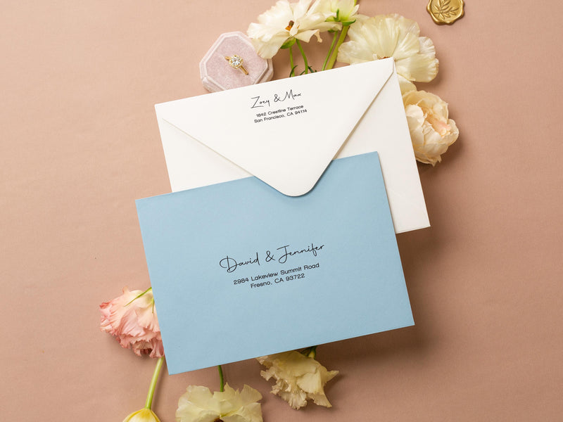 double-sided A7 envelope printing — product photo