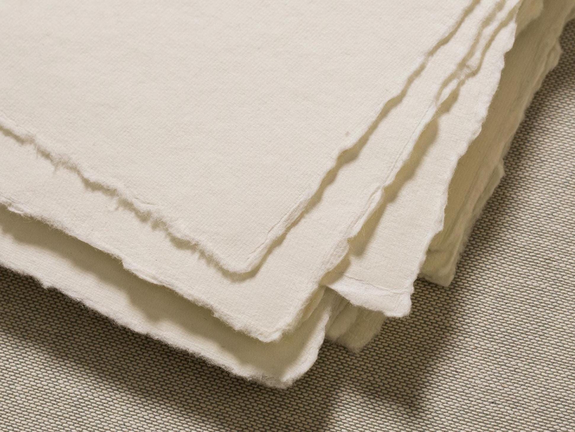 Set of 10 Deckle Edge Table Numbers - Ready to Ship with Optional Stands, Wedding Reception Event Signage, Minimalist Table Setting, 5x7