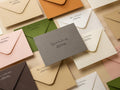 A7 envelope address printing (d3) - custom white ink printing or black ink printing holiday cards invitations return envelopes personalized